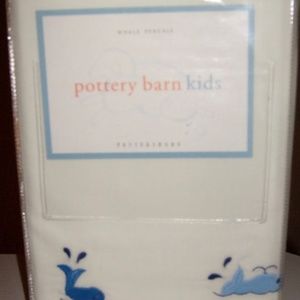 NEW Pottery Barn Whale crib duvet